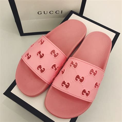 pink gucci alides|pink Gucci slides nordstrom.